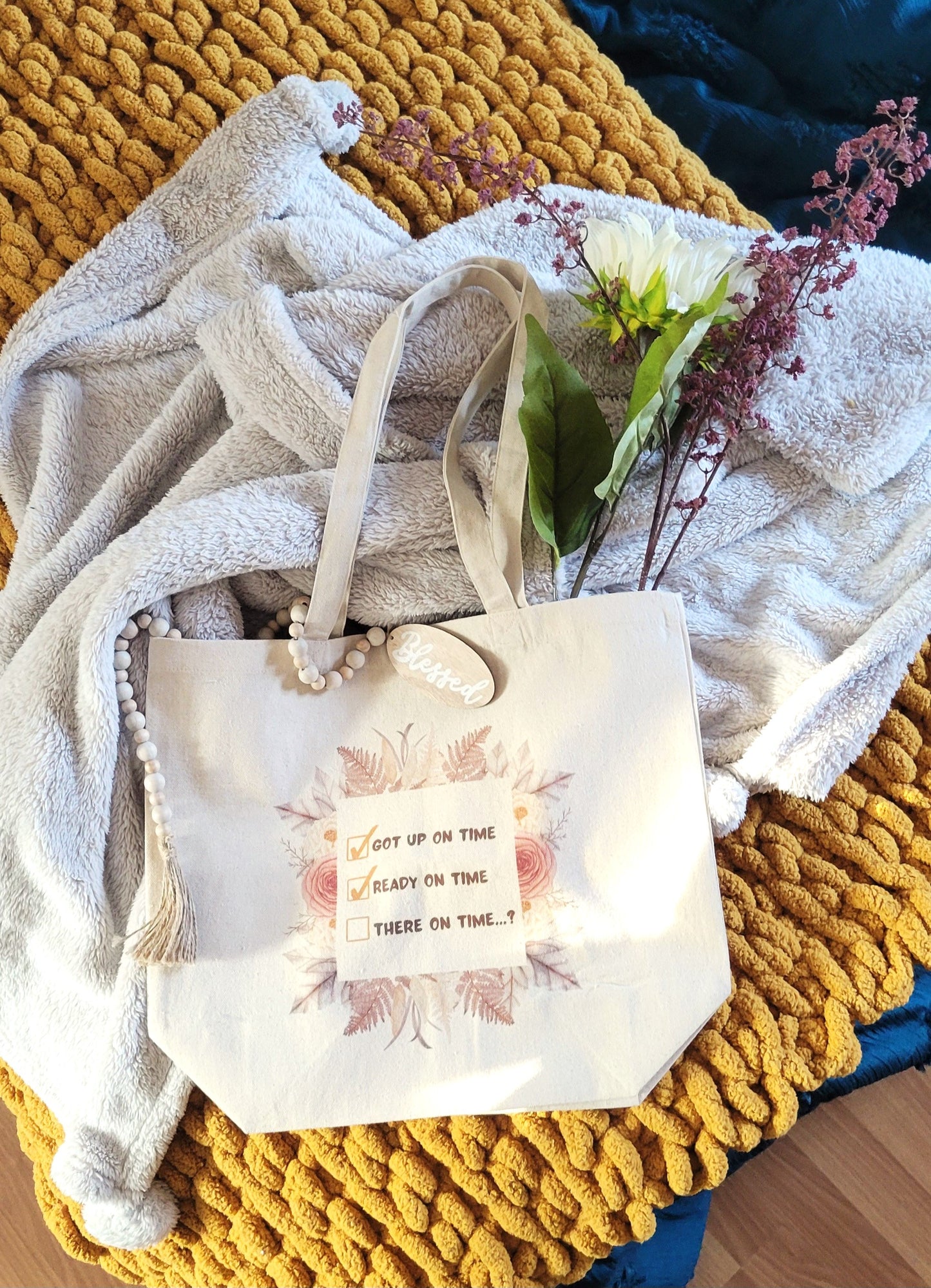 There on Time? - Canvas Tote