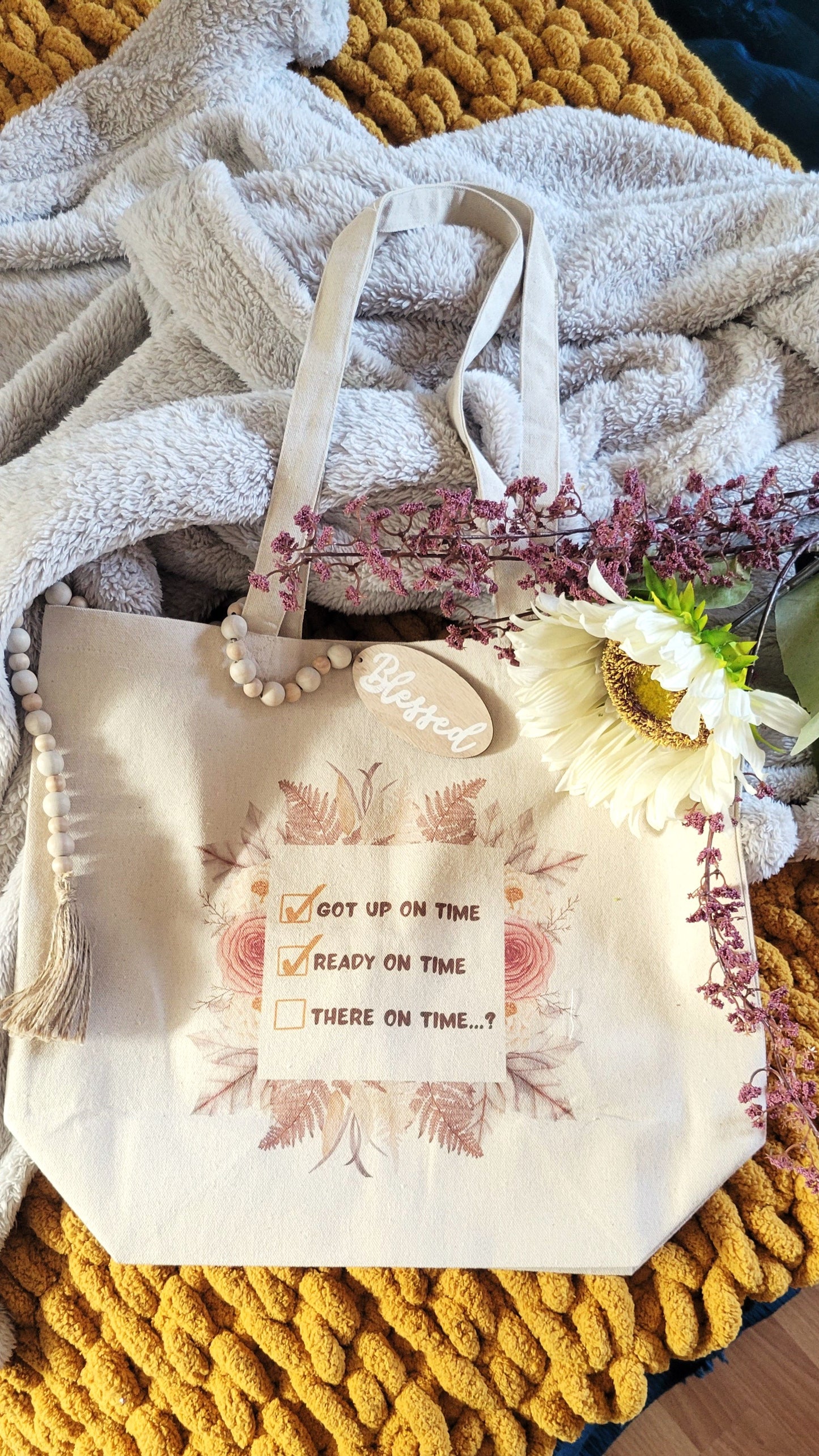 There on Time? - Canvas Tote